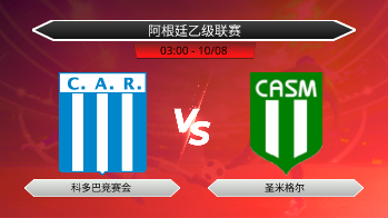 阿根廷乙级联赛 科多巴竞赛会 VS 圣米格尔