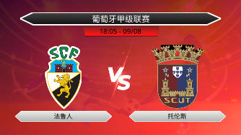 葡萄牙甲级联赛 法鲁人 VS 托伦斯